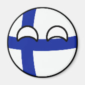 Funny Trending Geeky Finland Magneet (Voorkant)