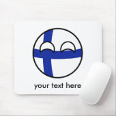 Funny Trending Geeky Finland Muismat (Met muis)