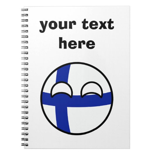 Funny Trending Geeky Finland Notitieboek (Voorkant)