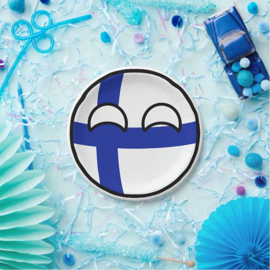 Funny Trending Geeky Finland Papieren Bordje (Feest)