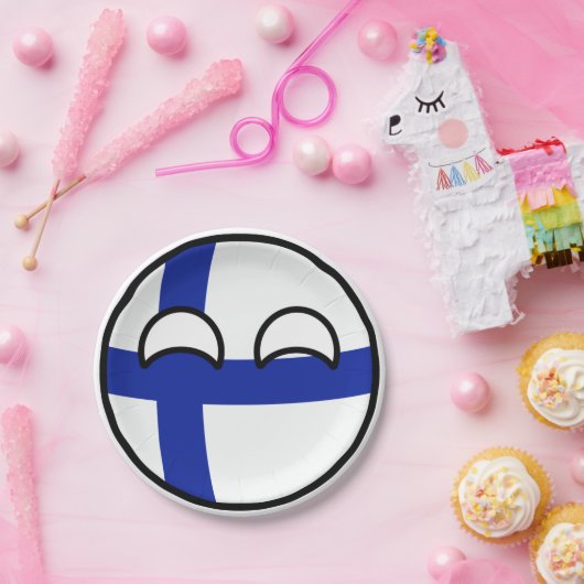 Funny Trending Geeky Finland Papieren Bordje (Feest)