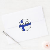 Funny Trending Geeky Finland Ronde Sticker (Envelop)