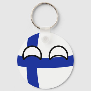 Funny Trending Geeky Finland Sleutelhanger