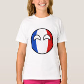 Funny Trending Geeky France Countryball T-shirt (Voorkant)