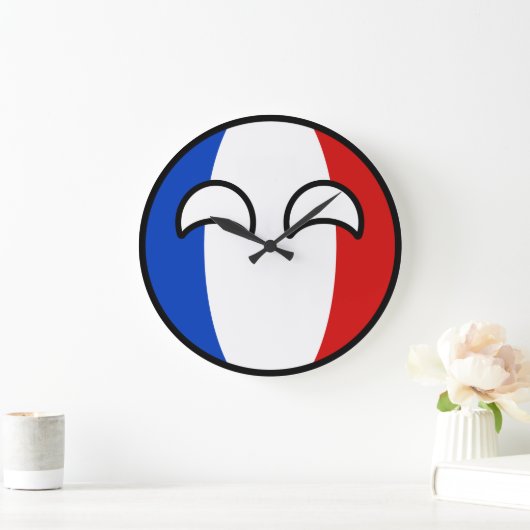 Funny Trending Geeky Frankrijk Grote Klok (Huis)