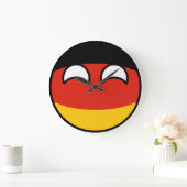 Funny Trending Geeky Germany Countryball Grote Klok (Huis)