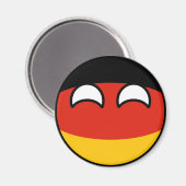 Funny Trending Geeky Germany Countryball Magneet (Voorkant / Achterkant)