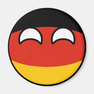 Funny Trending Geeky Germany Countryball Magneet