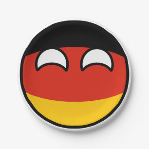 Funny Trending Geeky Germany Countryball Papieren Bordje