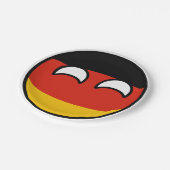 Funny Trending Geeky Germany Countryball Papieren Bordje (Gekanteld)