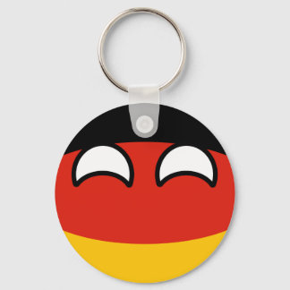 Funny Trending Geeky Germany Countryball Sleutelhanger