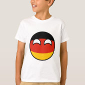 Funny Trending Geeky Germany Countryball T-shirt (Voorkant)