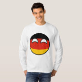 Funny Trending Geeky Germany Countryball T-shirt (Voorkant volledig)