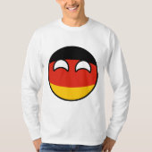 Funny Trending Geeky Germany Countryball T-shirt (Voorkant)
