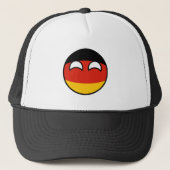 Funny Trending Geeky Germany Countryball Trucker Pet (Voorkant)