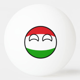 Funny Trending Geeky Hungary Countryball Pingpongbal