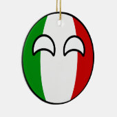 Funny Trending Geeky Italië Keramisch Ornament (Rechts)
