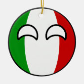 Funny Trending Geeky Italië Keramisch Ornament (Voorkant)