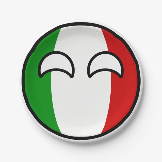 Funny Trending Geeky Italië Papieren Bordje (Voorkant)