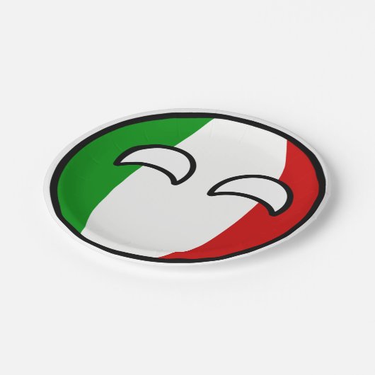 Funny Trending Geeky Italië Papieren Bordje (Gekanteld)