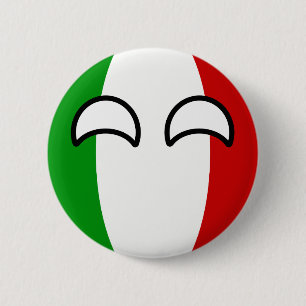 Funny Trending Geeky Italië Ronde Button 5,7 Cm