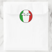 Funny Trending Geeky Italië Ronde Sticker (Tas)
