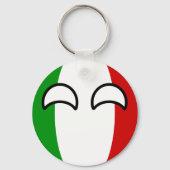 Funny Trending Geeky Italië Sleutelhanger (Voorkant)