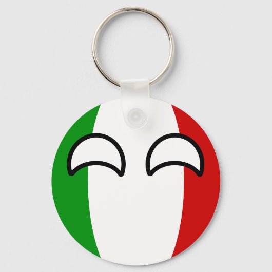 Funny Trending Geeky Italië Sleutelhanger (Voorkant)