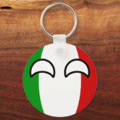 Funny Trending Geeky Italië Sleutelhanger (Voorkant)