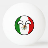 Funny Trending Geeky Mexico Countryball Pingpongbal (Voorkant)