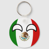 Funny Trending Geeky Mexico Countryball Sleutelhanger (Voorkant)