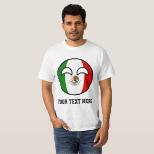 Funny Trending Geeky Mexico Countryball T-shirt