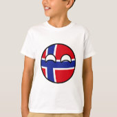 Funny Trending Geeky Norway Countryball T-shirt (Voorkant)