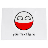 Funny Trending Geeky Poland Countryball Large Cadeautasje (Voorkant)