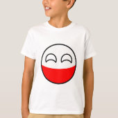 Funny Trending Geeky Poland Countryball T-shirt (Voorkant)