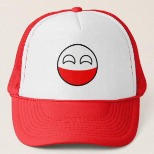 Funny Trending Geeky Poland Countryball Trucker Pet