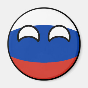 Funny Trending Geeky Russia Countryball Magneet