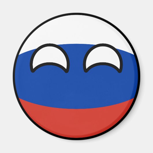 Funny Trending Geeky Russia Countryball Magneet (Voorkant)