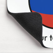 Funny Trending Geeky Russia Countryball Muismat (Hoek)