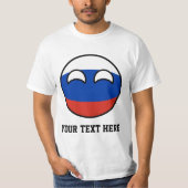 Funny Trending Geeky Russia Countryball T-shirt (Voorkant)