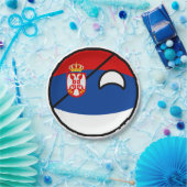 Funny Trending Geeky Servië Countryball Papieren Bordje (Feest)