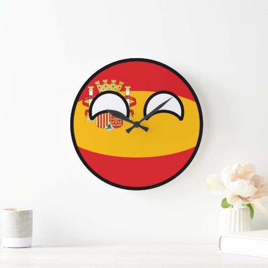 Funny Trending Geeky Spain Grote Klok (Huis)
