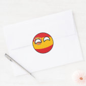 Funny Trending Geeky Spain Ronde Sticker (Envelop)