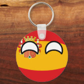 Funny Trending Geeky Spain Sleutelhanger (Voorkant)