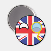 Funny Trending Geeky United Kingdom Countryball Magneet (Voorkant / Achterkant)