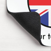 Funny Trending Geeky United Kingdom Countryball Muismat (Hoek)