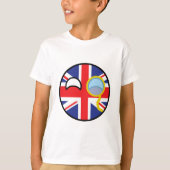 Funny Trending Geeky United Kingdom Countryball T-shirt (Voorkant)