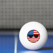 Funny Trending Geeky USA Countryball Pingpongbal (Net)