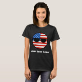 Funny Trending Geeky USA Countryball T-shirt (Voorkant volledig)