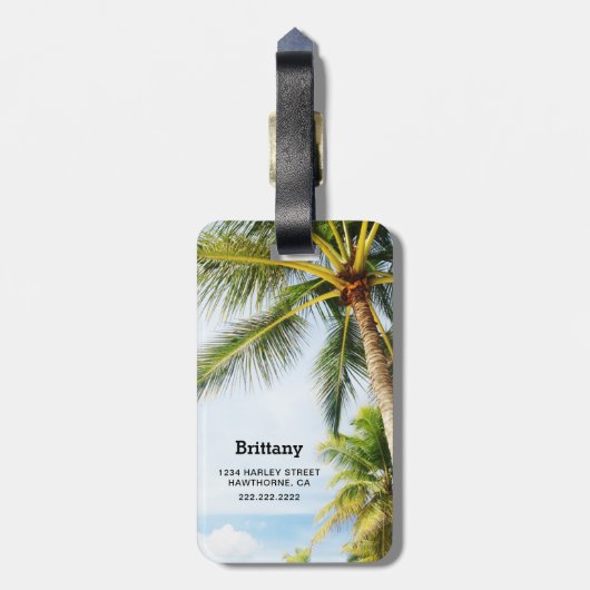 Funny Trendy Phone Travel Luggable Bagagelabel (Achterkant verticaal)
